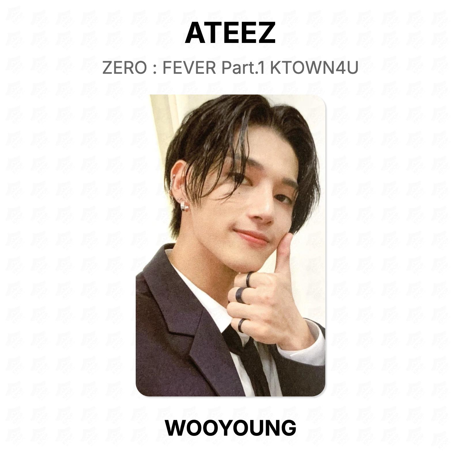 АТИЗ НОЛЬ : FEVER Часть 1 Официальная фотокарточка KTOWN4U WOOYOUNG