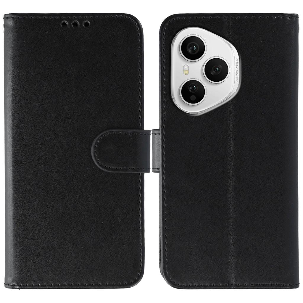 For Honor 400 Pro 5G (Global) Case PU Leather Flip Wallet Phone Cover with Strap