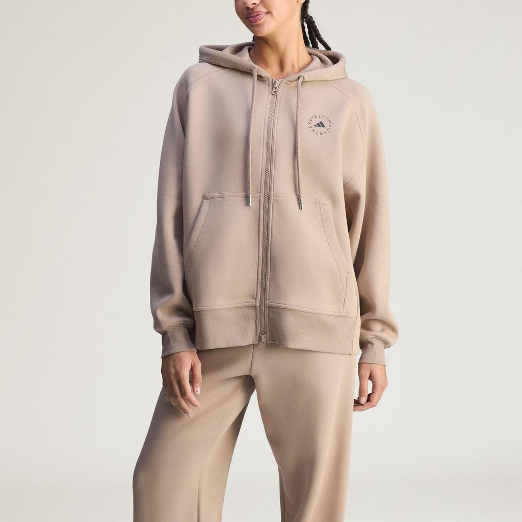 adidas Stella McCartney FW25 FZ Hoodie Comfortable Loose Sports Long Sleeve Jacket Women Hoodies JZ0652