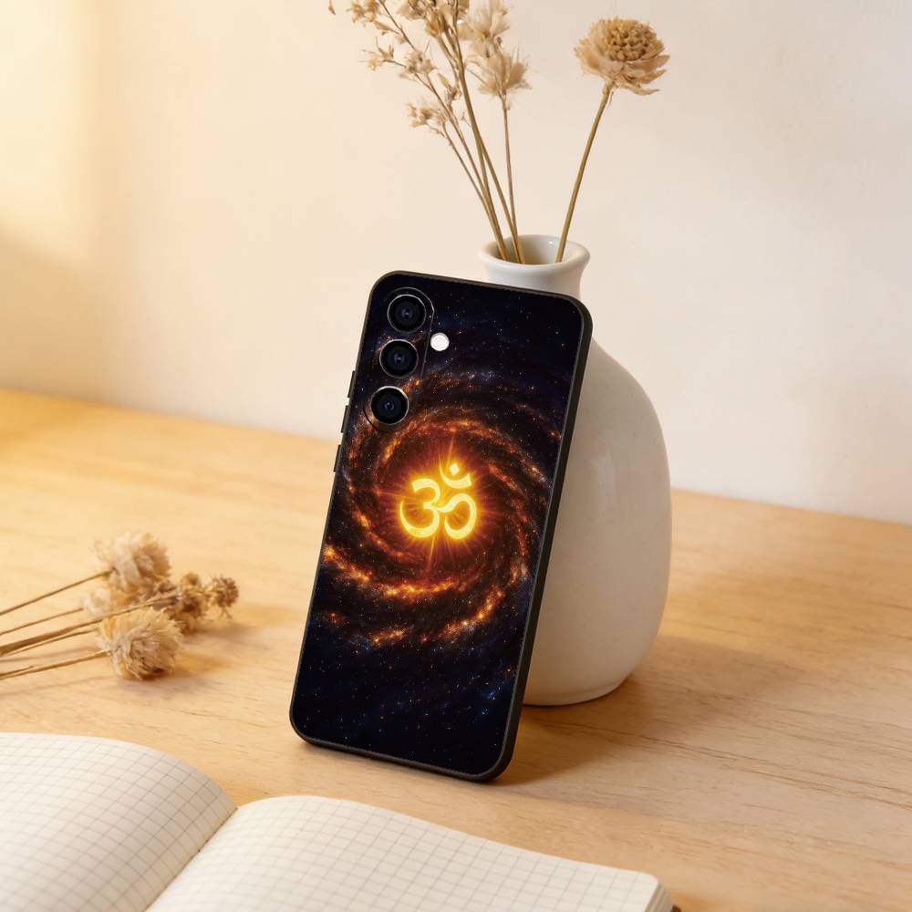 Sports A-Aum Om Yoga Phone Case For Samsung Galaxy A73,A72,A71,A70,A53,A52,A51,Soft Silicone Black Cover Samsung a21s