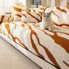 Nuovo Stile Nordico Addensato Di Alta Gamma Strisce Zebrate Antiscivolo E Resistente Ai Graffi Del Gatto Calda Copertura Per Divano Soggiorno Copertura Per Divano In Peluche