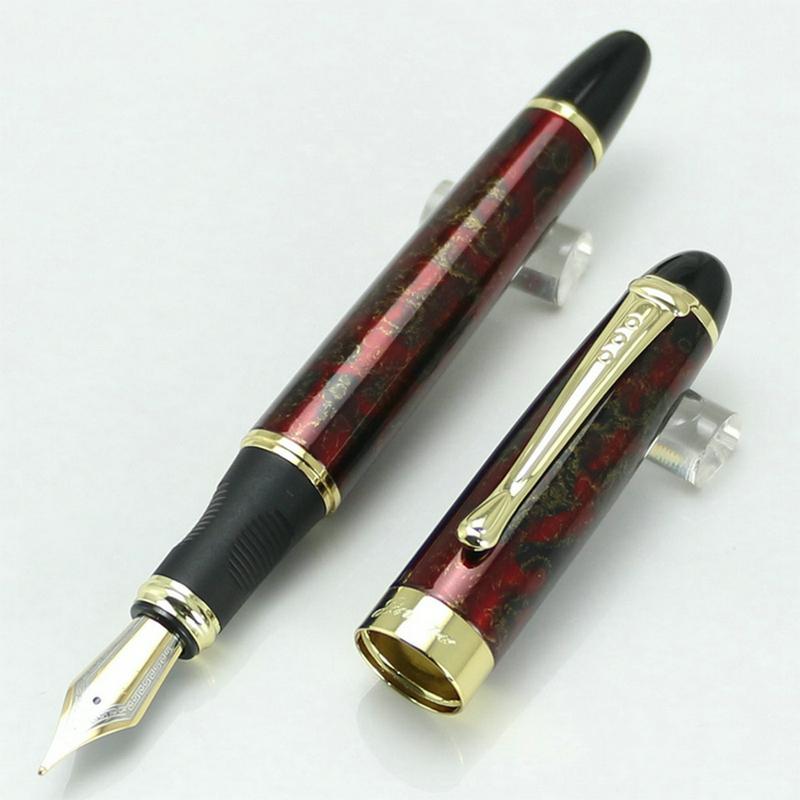 JINHAO X450 High Quality Multicolor White 18KGP Nib Fountain Pen Twist Carven Stationery School&Office Writing