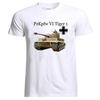Military Armour PzKpfw VI Panzer Tiger 1 Tank T-Shirt Summer Cotton Short Sleeve O-Neck Men Tee New Fashion Streetwear