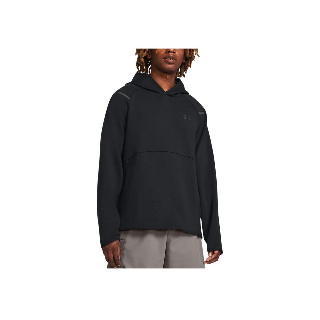 Under Armour UA Unstoppable Solid Color Hooded Fleece Pullover Long Sleeve Sweatshirt Men sweatshirt Black 1383042-001