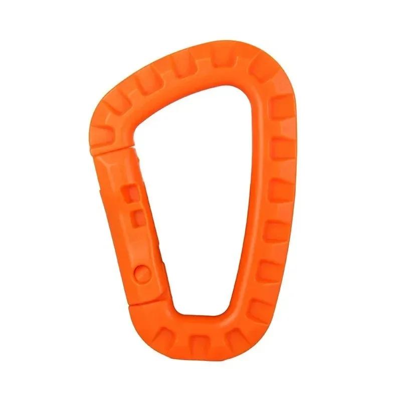 1/6/12 Pièces 8,5 cm Boucle de Sac à Dos Mousqueton Rapide Crochet en Plastique Forme D Mousqueton Équipement Pour Camping en Plein Air