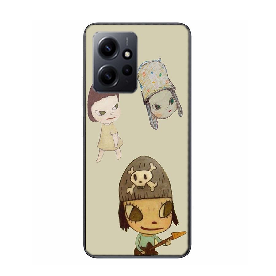 Cute Nara Yoshitomo Art Phone Case For Redmi 12 13C 12C 15C 9 10 10C Note 13 Pro Plus 14 15 Pro 9T 9C 9A TPU Soft Cover Clear Ce