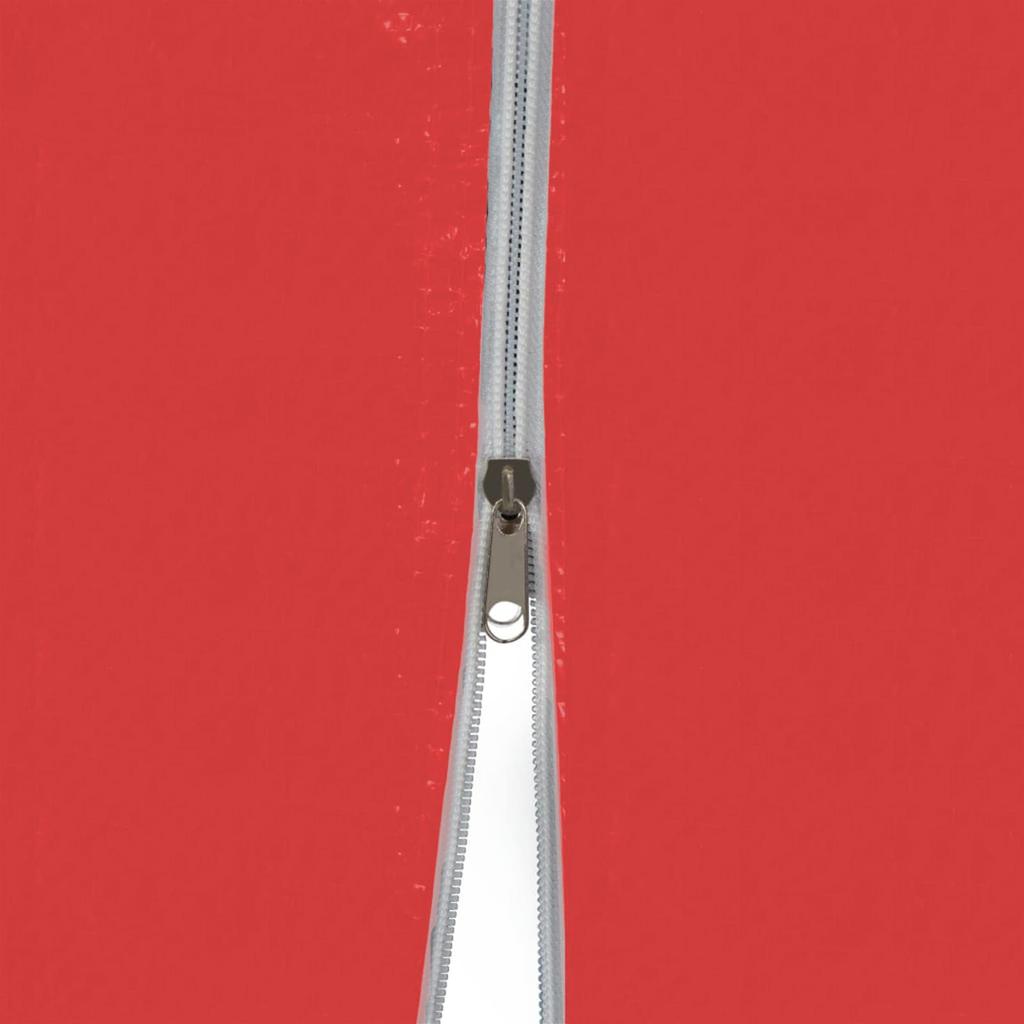 Party Tent 900 X 300 X 255 Cm Red PE and Steel
