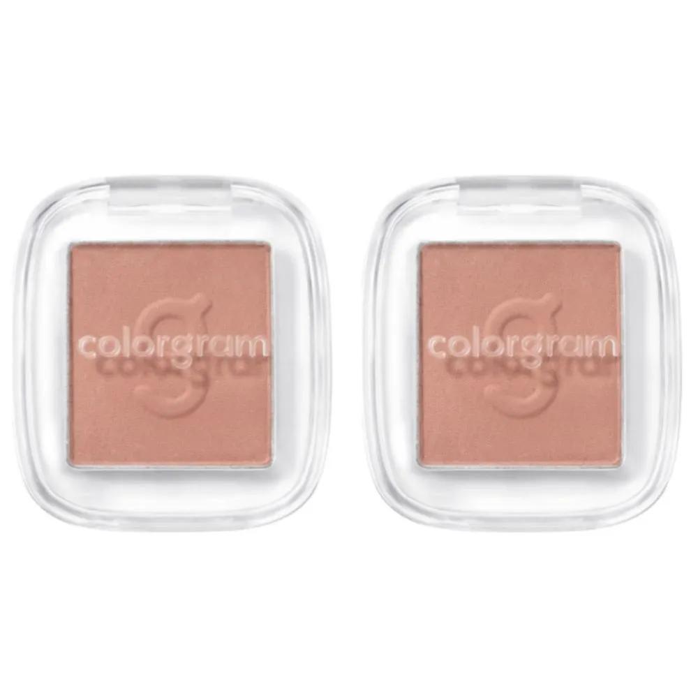 Colorgram Single Cube Eyeshadow Matte 05 Ginger Warm x2