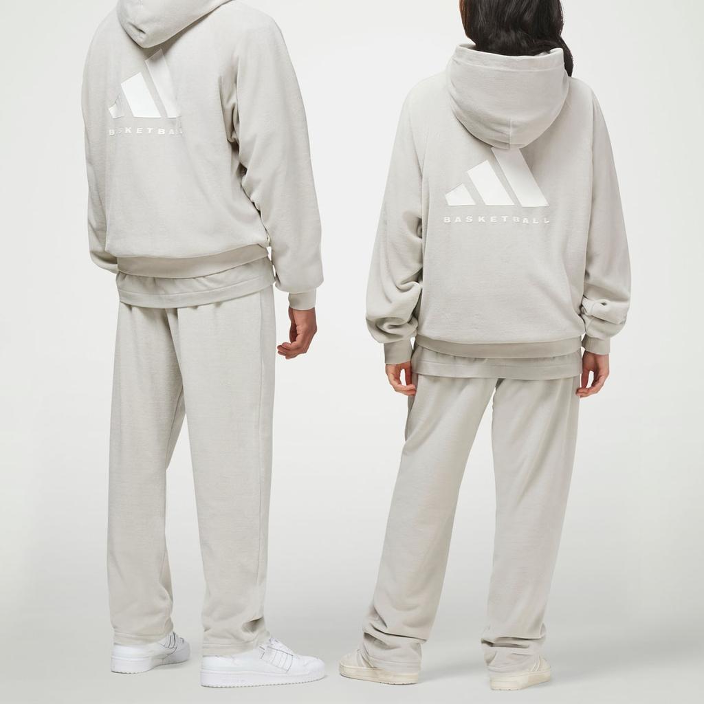 Adidas Originals Trefoil Chapter 02 Hoody Vintage Sport Long Sleeve Hoodie Unisex Tops Metallic-Grey IA3456