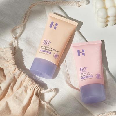 Crema solare Moisture Makeup 60ml SPF50+ PA++++, Dewy / Matte, cosmetici coreani, Kbeauty, campione