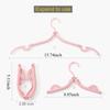 Multi Functional Travel Folding Clothes Hangers Portable Plastic Drying Rack for Business Trips Household Wardrobe Organziers
