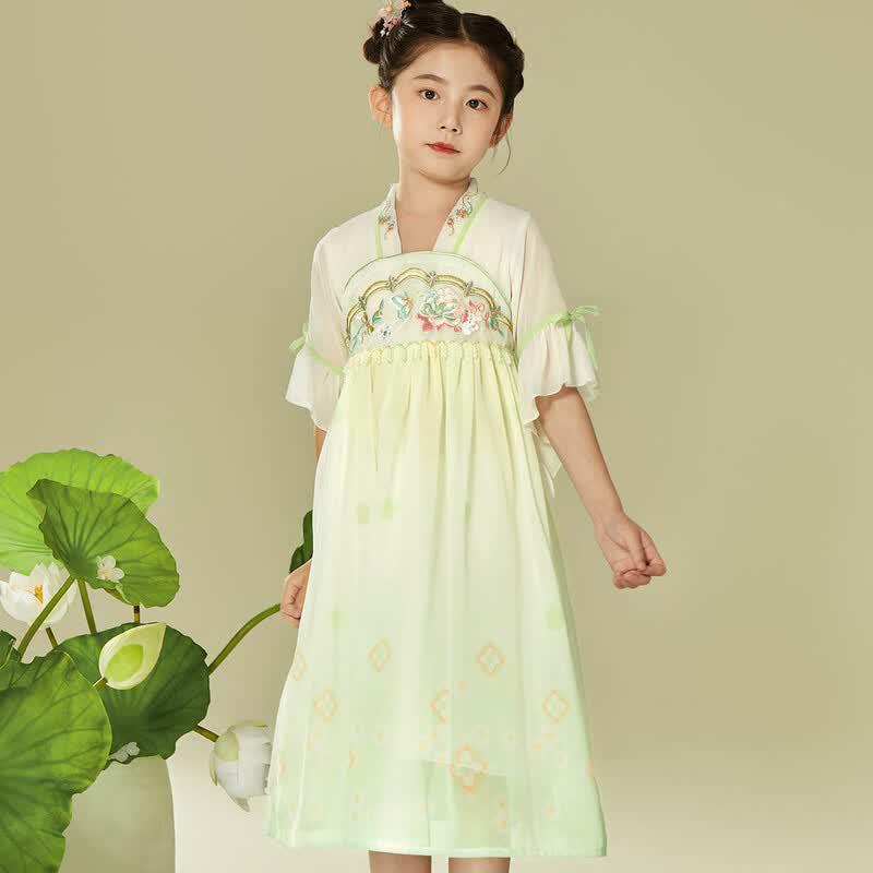 Girls' Princess Hanfu Summer Dress