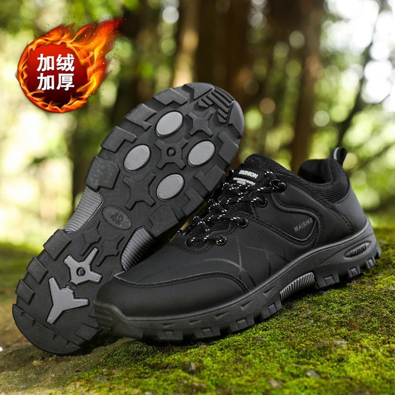 New Men's Shoes Fashion Trend Outdoor Hiking Shoes Single Cotton Shoes Men's Sports Shoes Large Size Shoes