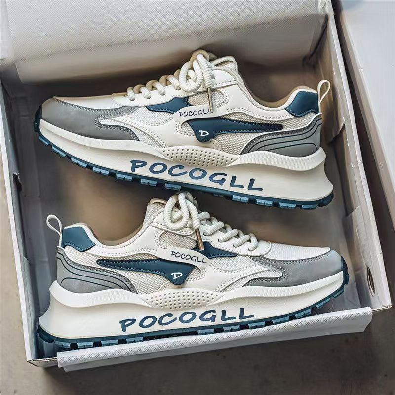 

Men s Breathable Sport oes Summer Anti-Odor Versatile Me Casual Heightening Hong Kong Sle Retro Dad Trendy Footwear 44