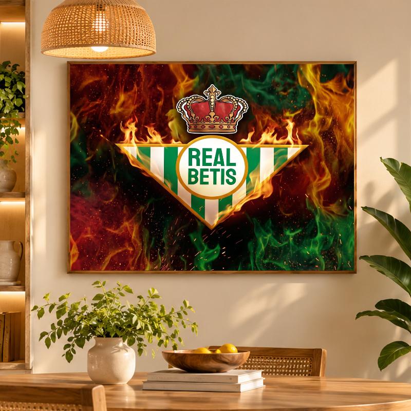 5D Diamond Painting Real Betis Football DIY Full Drill Diamond Art Kit Home Decoration