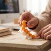 3D Printed Articulated Toy Cute Poseable Animal Figurine for Kids
