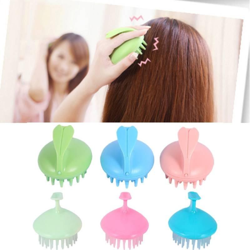 High-quality Plastic Massage Hair Brush With Pp Eva Material For Relaxing Scalp