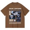 230 Gsm 100% Cotton Jujutsu Kaisen V26 Gojo Print Unisex Heavy Cotton T Shirt