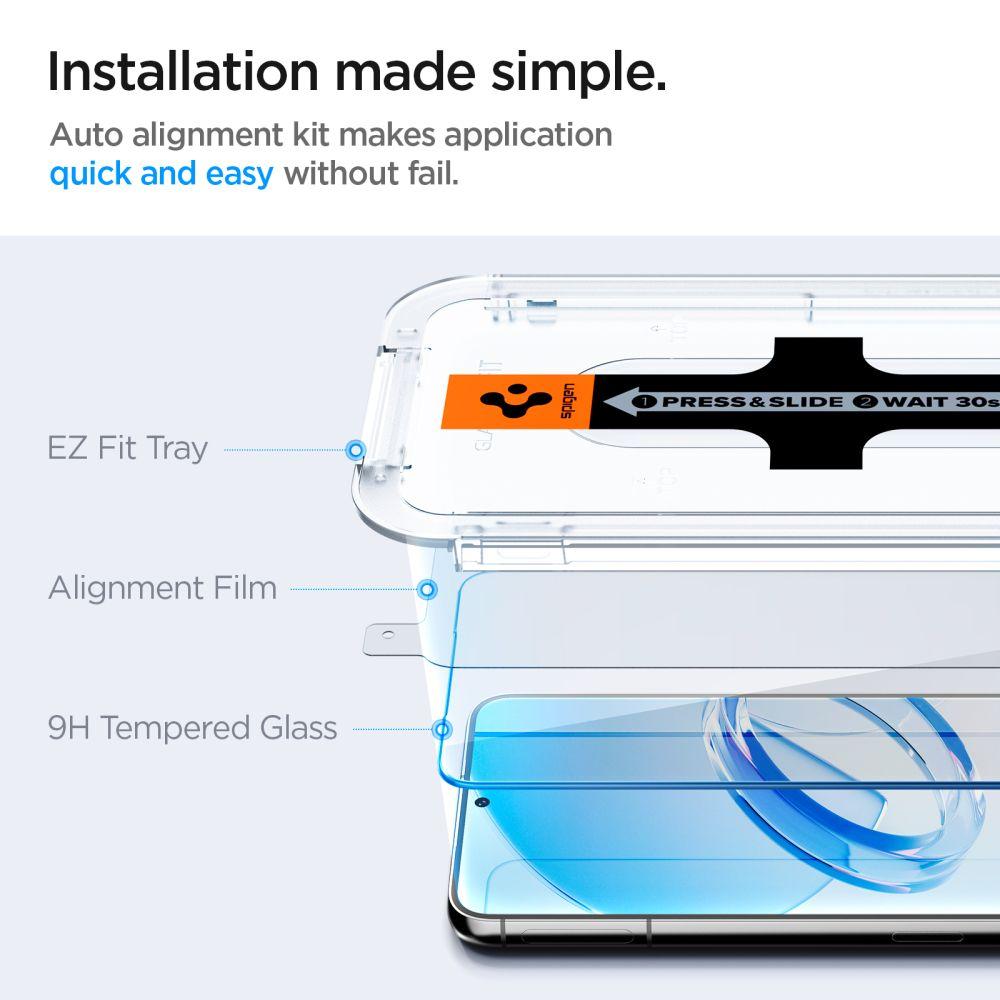 Szkło Hartowane Spigen Glas.tr Ez Fit 2-Pack Galaxy S23 Clear