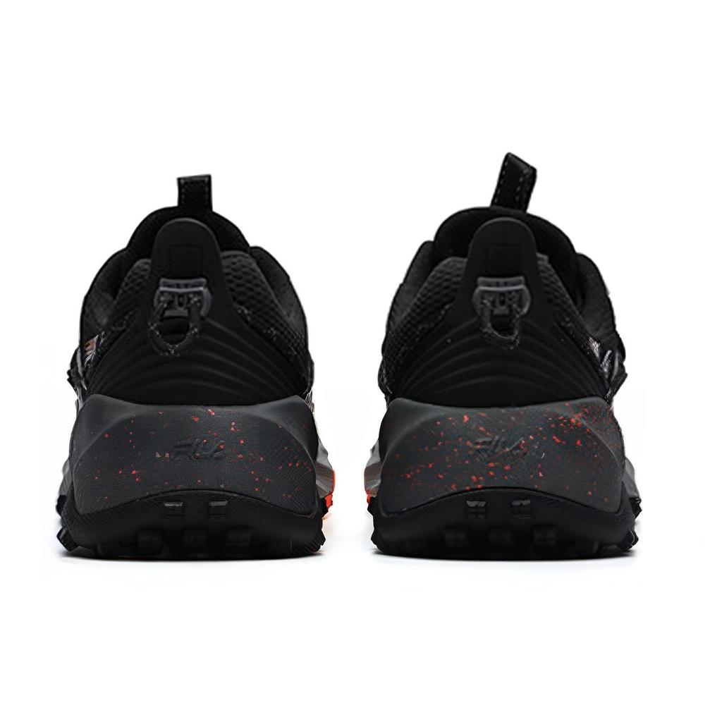 Fila Outdoor Running Shoes 'Black Gray Orange' Men's A12M142208FMB
