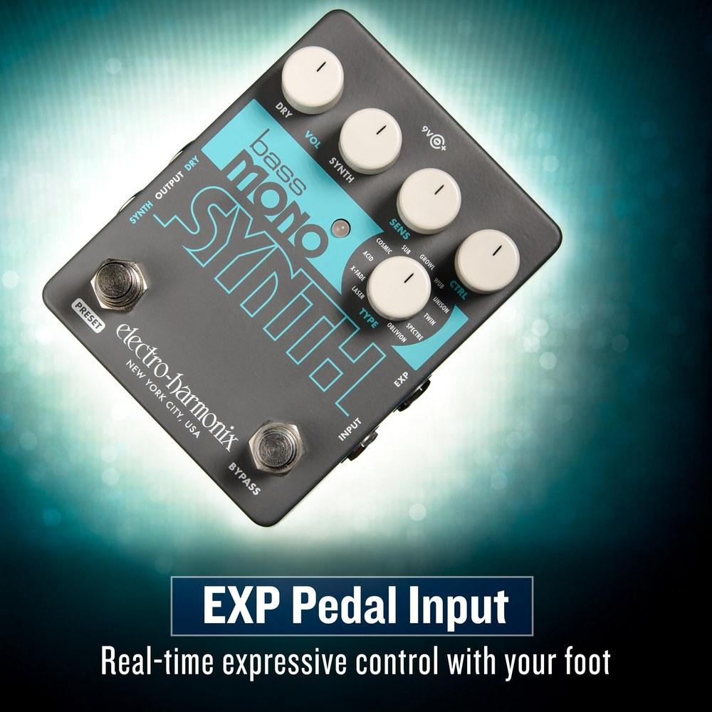 Electro-Harmonix Bass Mono Synth Guitar Effect Pedal