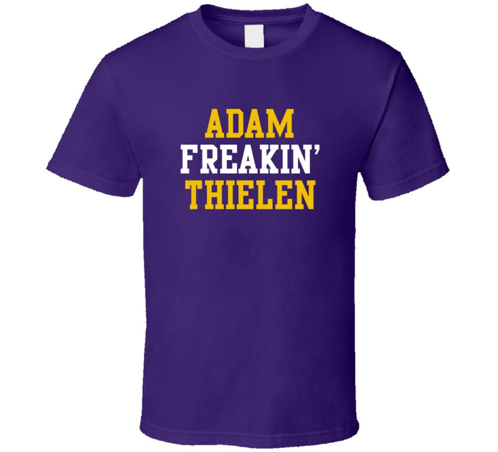Adam Freakin Thielen Minnesota Football Player Cool Fan T Shirt Mens Womens Tees Top 4XL