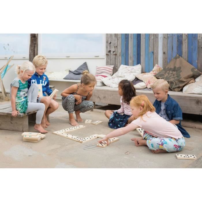 Jeu de dominos géant - 28 pièces - bois fsc - enfant dès 5 ans