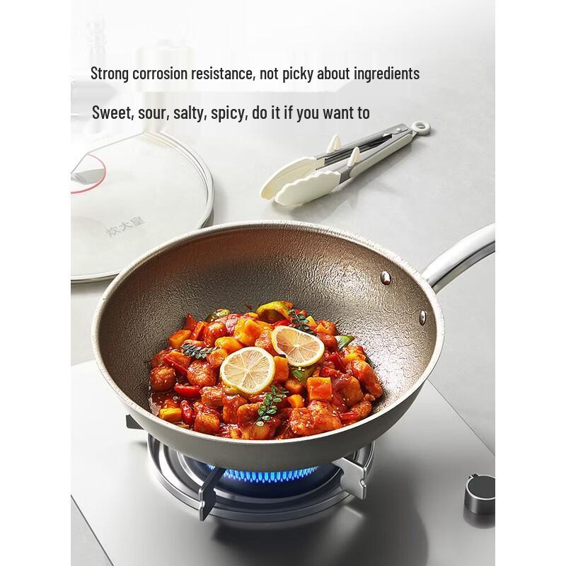 COOKER KING Pure Titanium Non-stick Stir-fry Pan 30cm