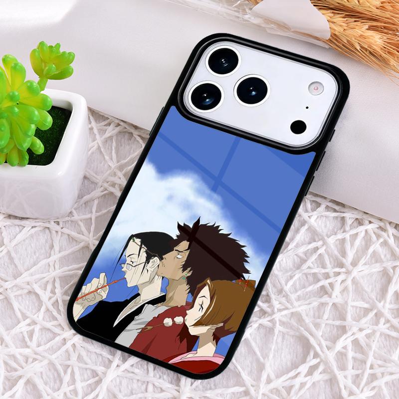 Anime Samurai Champloo soft Phone Case for iPhone 17 Air 16 15 11 12 14 13 Pro Max Shockproof Cover