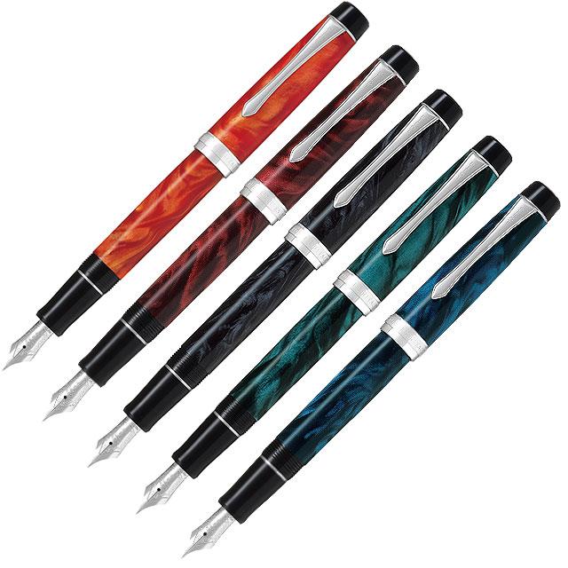 Pilot CUSTOM HERITAGE SE Marble Blue Fine Nib FKVH-3MR-MALF