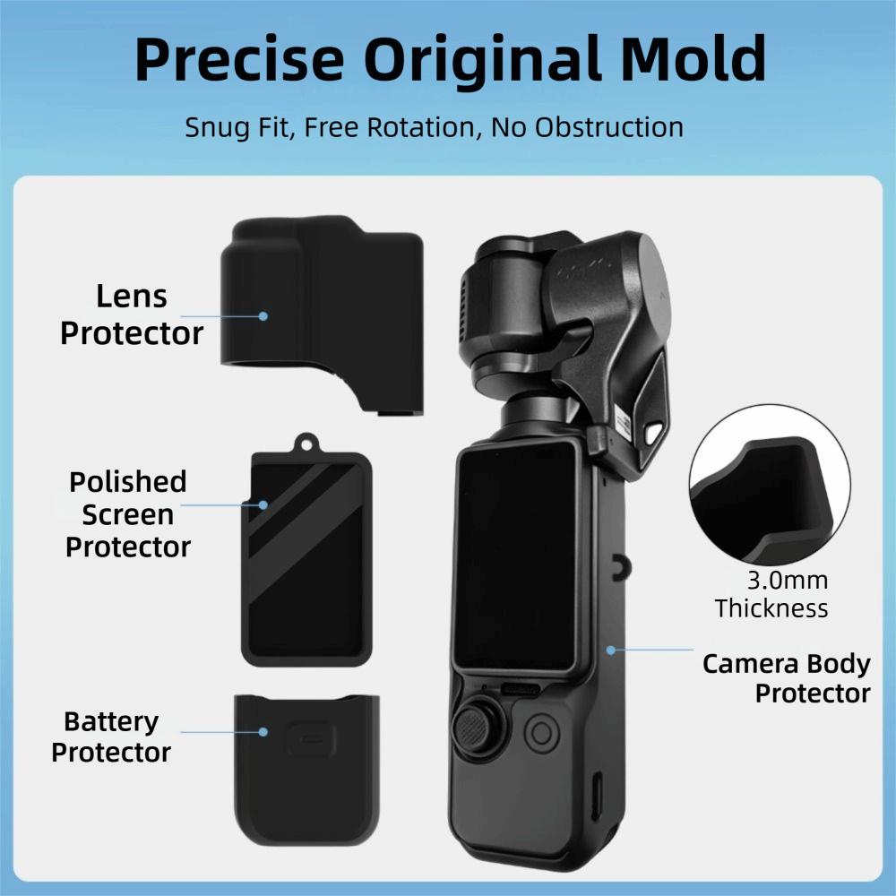 Portable Gimbal Camera Protective Case Lens Cover for DJI Osmo Pocket 4 Action Camera Accessories