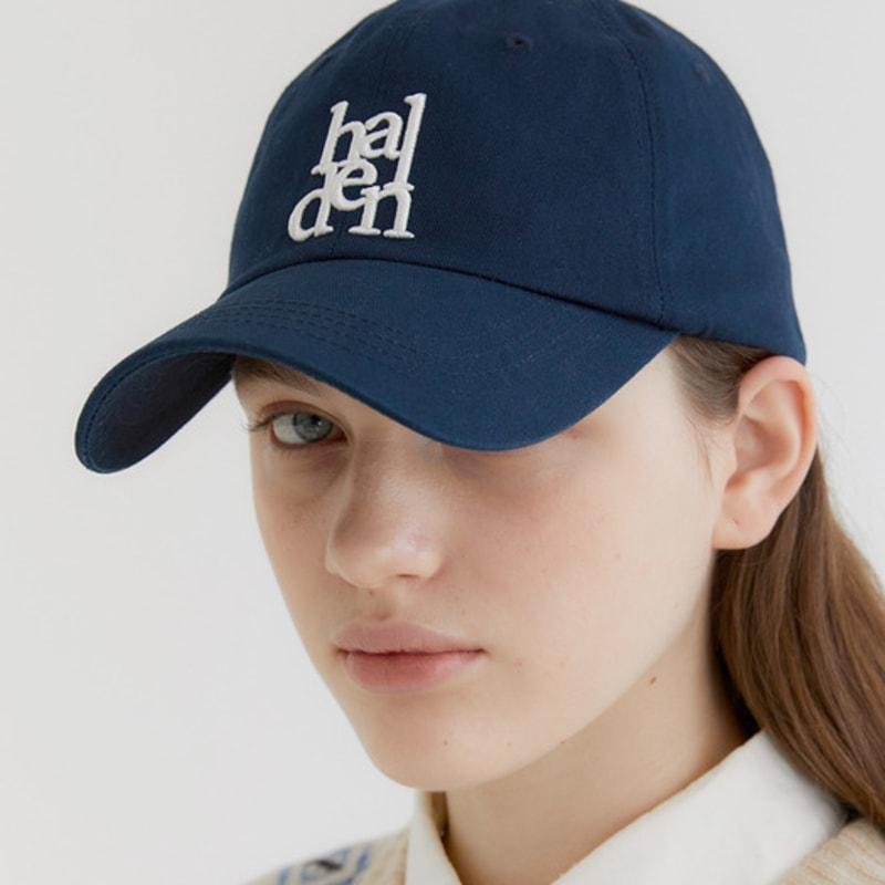 halden signature logo ball cap (C002_navy)