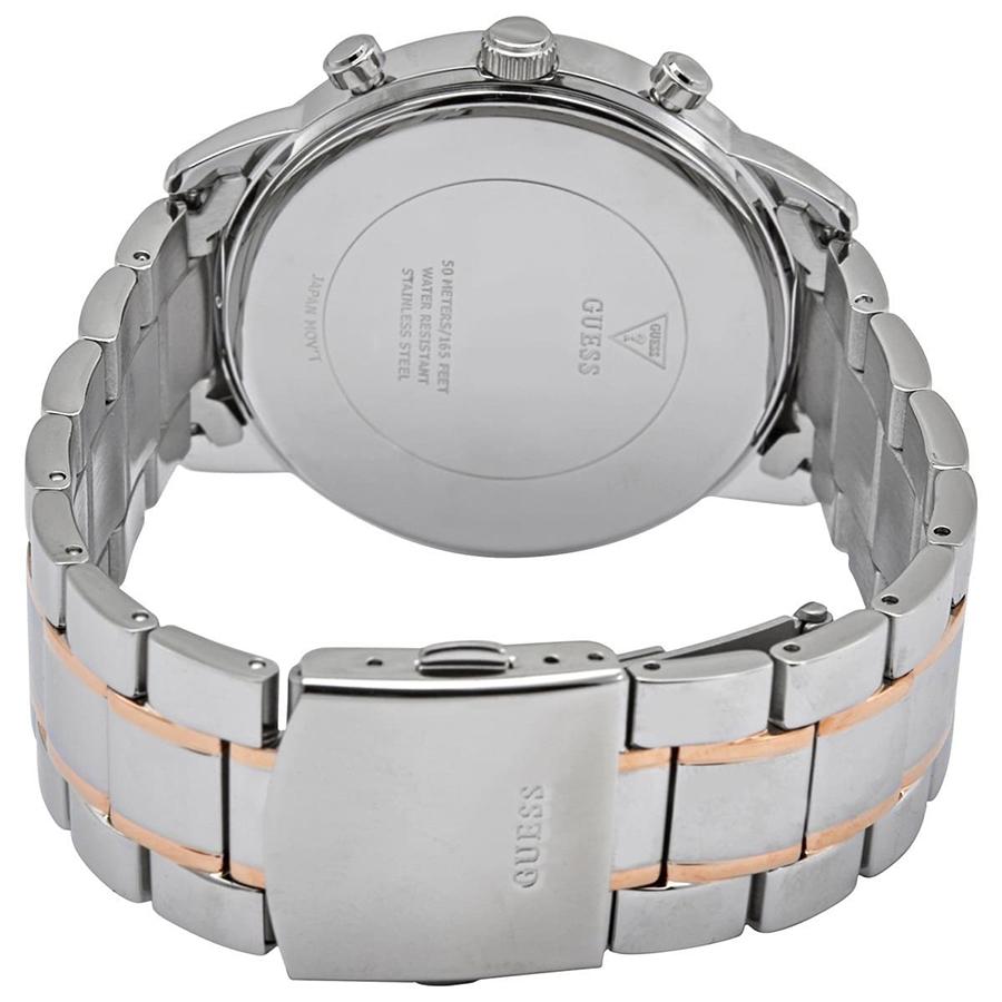 Guess Hendrix Quarzuhr für Herren - Hell-Luxus Blaue Zifferblattuhr für Männer, Edelstahl-Armband Business Freizeit Geschenk