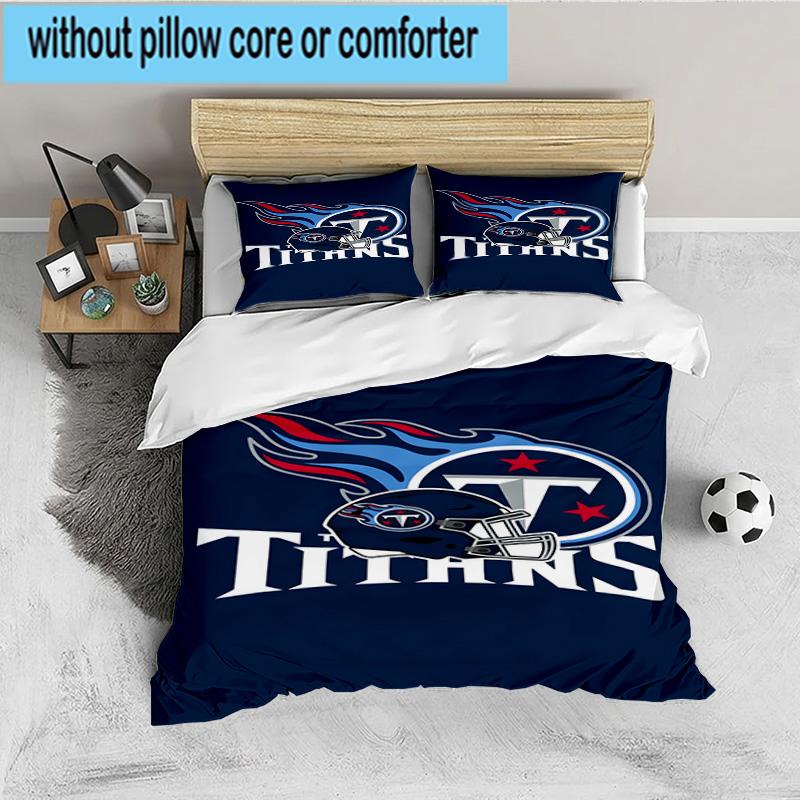 Tennessee Logo Art Bedding Set 3pcs, High Quality Bedding Set Including 1pc Duvet Cover And 2pcs Pillowcases for Bedroom, Dormitory Gift