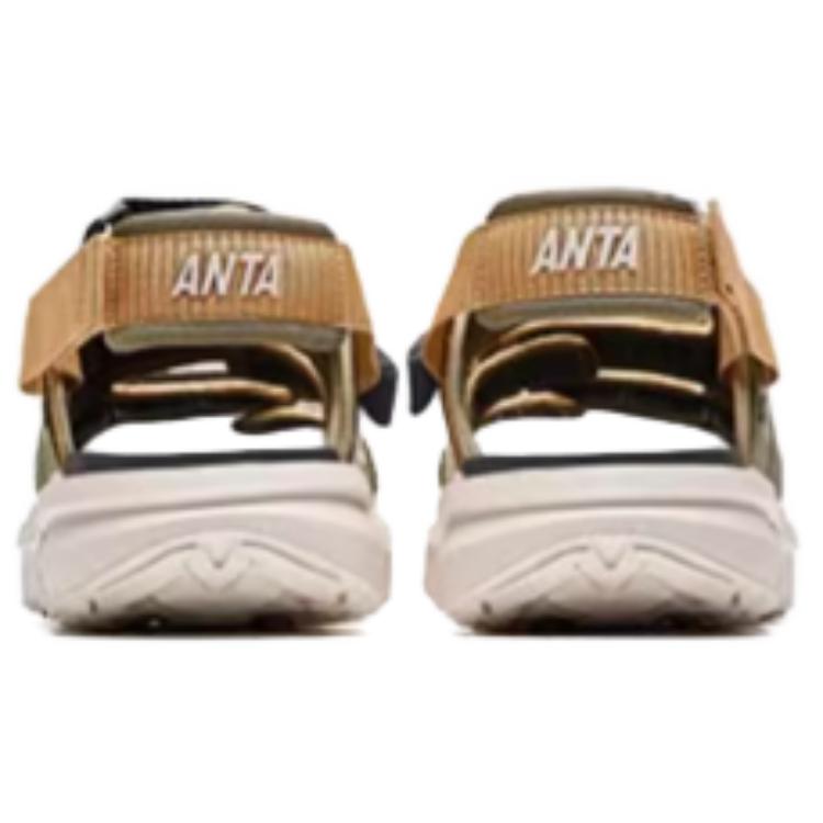 Anta Comfortable Versatile Fashion Beach Sandals Men Sandals Green 112538512-4