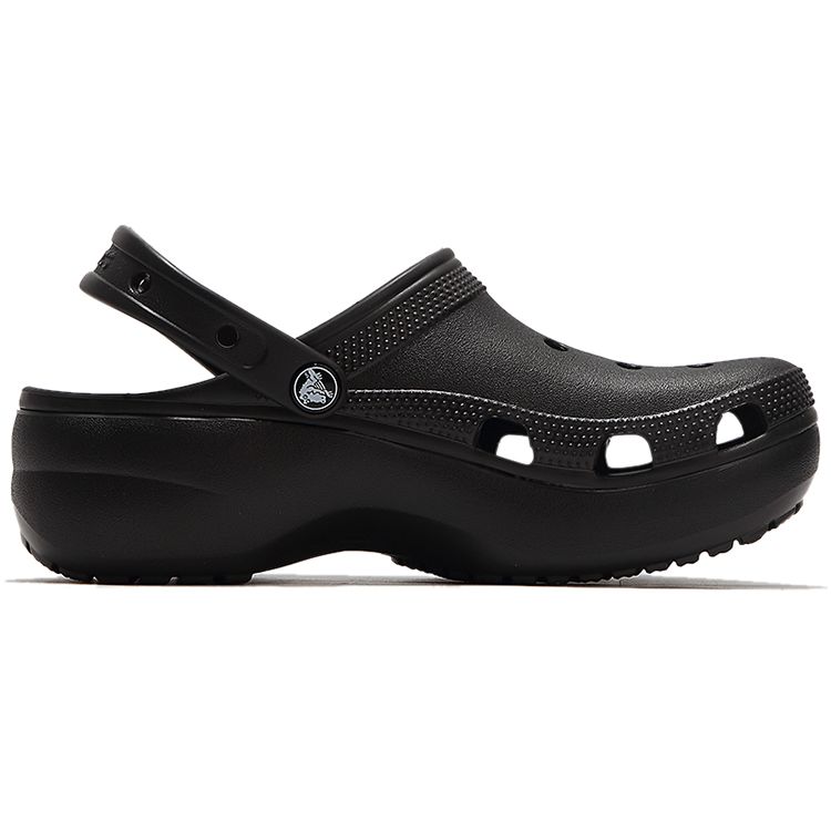 Crocs Classic Platform Clog Black Women Sneakers 206750-001