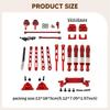 RC Upgrade RC Tie Rod Upgrade Tie Rod Mount Front and Rear Shock Absorbers for 1:12 Scale MN82T MN82Pro DIY Accessories