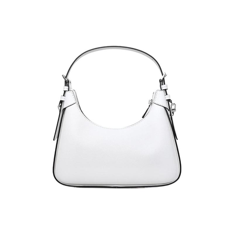 MICHAEL KORS Wilma classic presbyopic chain leather armpit bag crescent bag hand shoulder bag women's white