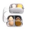 Beauty Egg Storage Box with Cover Dust-proof Dressing Table Lipstick Air Cushion Storage Shelf Portable Powder Puff Storage Box