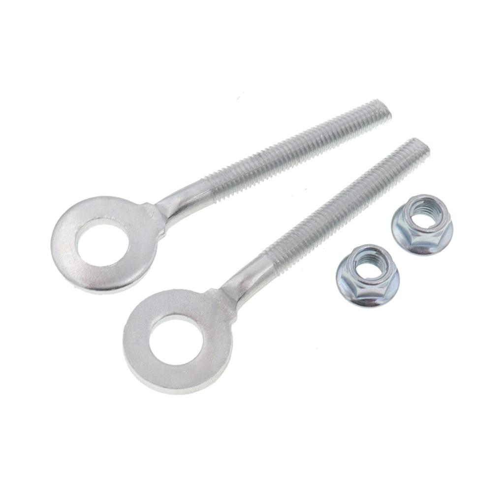1pair Motorcycle 12mm / 15mm Chain Wheel Axle Tensioner Adjusters For 110cc 125cc 140cc 150cc Quad Trail Pit Dirt Bike ATV