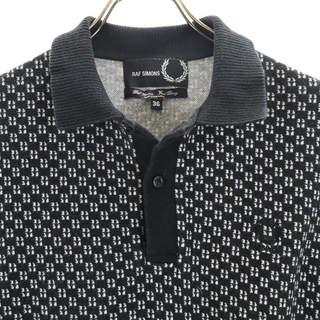 RAF SIMONS Fred Perry collaboration Short sleeve Polo shirt 36 FRED PERRY Men's Used