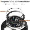 Hartschalen-Glas-Displayschutzfolie Vollrahmen-Hülle Für Amazfit Active 2 Smartwatch Schutzhülle Active2 Zubehör