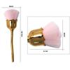 Rose Nail Art Dust Brush For Manicure Beauty Brush Blush Powder brushes Fashion Gel Nail Accessories Nail Material Tools