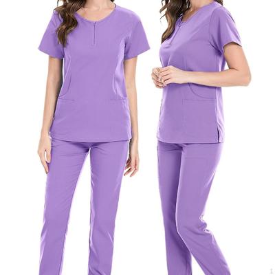 Care Uniforms Peeling Set Nurse Top And Pants Women Work Suits for Spa