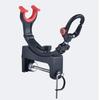 Red Handle Rotating Fishing Rod Holder Lightweight Stable Base ABS Fishing Rod Holder Durable Design Stable Rod Stand