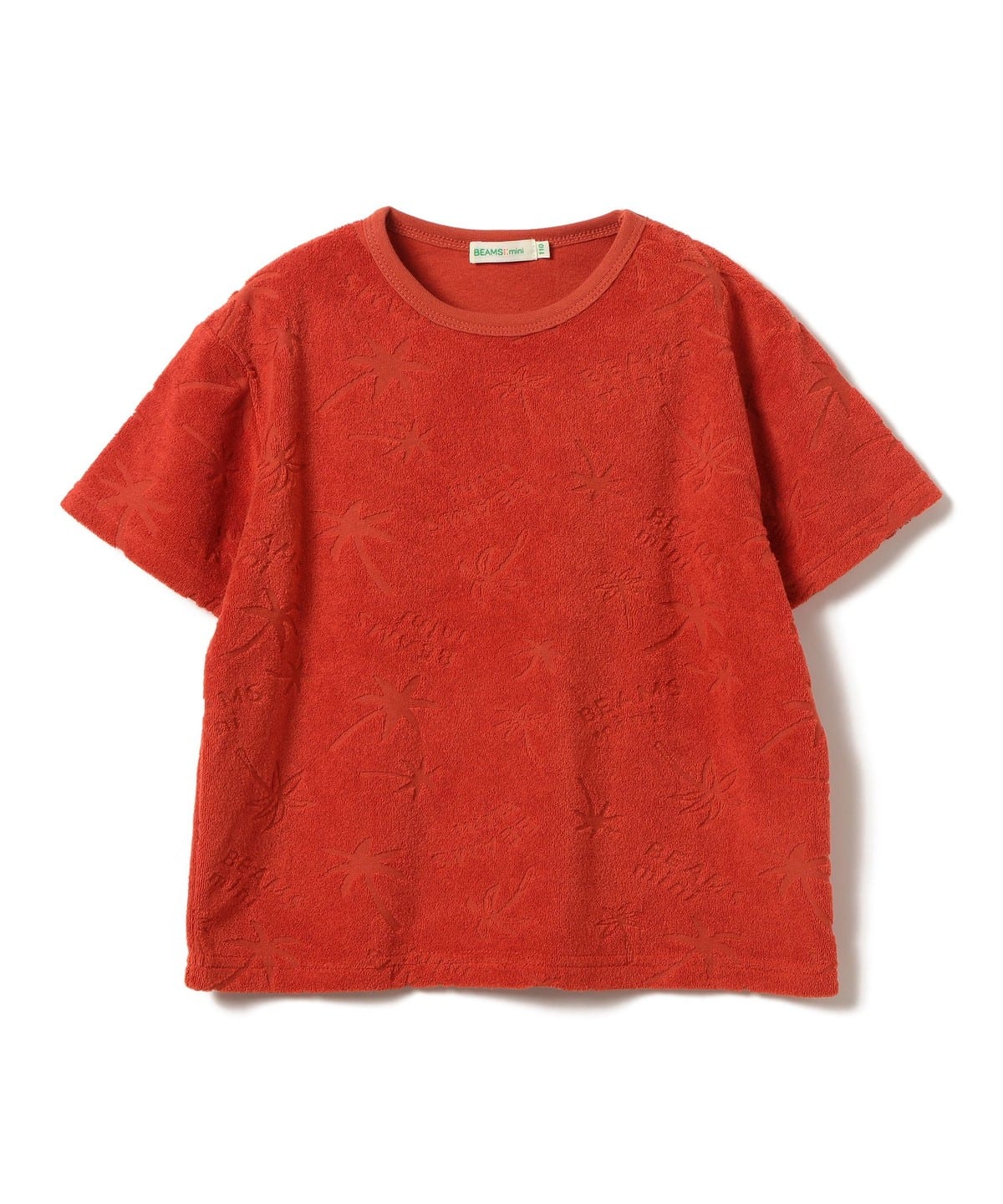 BEAMS mini Kids Tie Dye Pile T-Shirt 2026SS 90-140cm Japan 90 (DARK ORANGE)