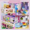 Kompatibilní s Lego: Goody 9611 Princess Fantasy Castle Building Blocks - Puzzle montážní hračky pro dívky