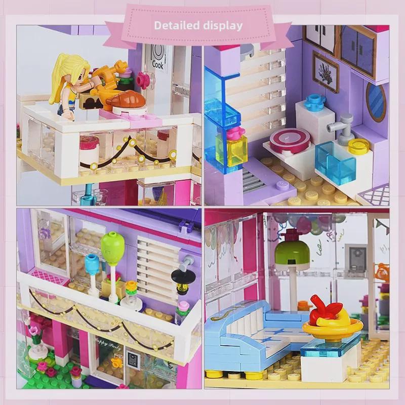 Kompatibilní s Lego: Goody 9611 Princess Fantasy Castle Building Blocks - Puzzle montážní hračky pro dívky