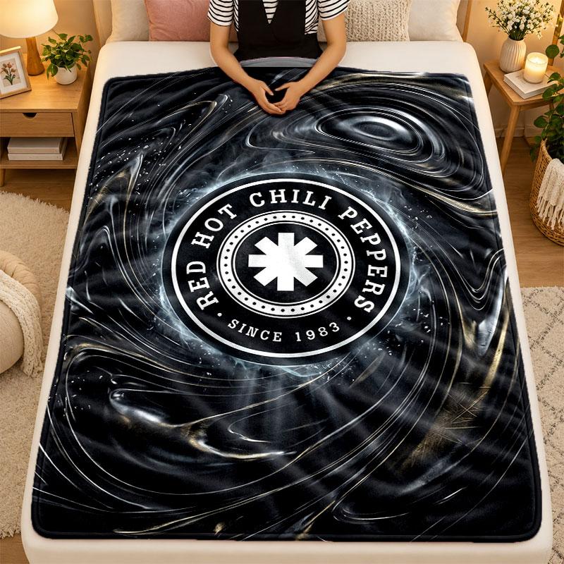 Flannel BlanketRed Hot Chili Peppers Warm Soft Throw Blanket for Indoor Sofa Bed Living Room Use