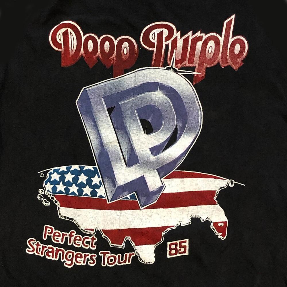 

Rare Deep Purple Perfect Strangers Tour Cotton Black Men S-234XL T- Shirt D427 Unisex T-Shirt XXL